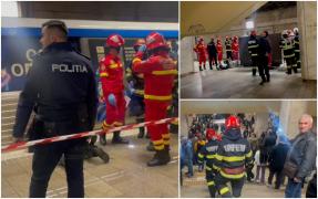 Sinucidere la metrou, în Piața Unirii din București. Un bărbat s-a aruncat pe șine în timp ce trenul intra în staţie. Zeci de călători, îngroziți