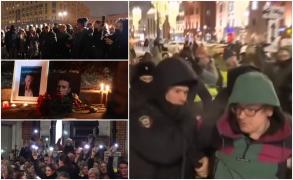 Zeci de oameni arestaţi în Rusia, la mitinguri organizate în memoria lui Alexei Navalnîi. Printre ei s-ar afla şi doi jurnalişti