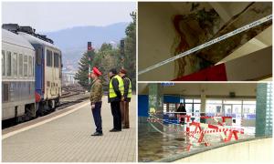 "Mizerabil!" Gară murdară din România, închisă de ANPC. Oamenii au rupt sigiliile ca să-şi ia bilete de tren