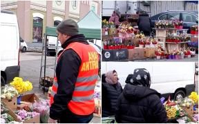 Fiscul a descins la florărese, de 1 Martie. Inspectorii ANAF au luat cu asalt Piața de Flori din București, în această dimineaţă