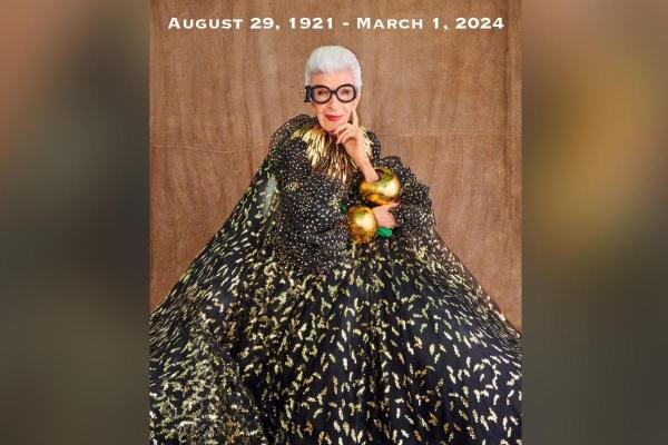 Iris Apfel a murit la 102 ani în locuinţa ei din Palm Beach. Anunţul a fost făcut pe contul de Instagram al femeii de afaceri