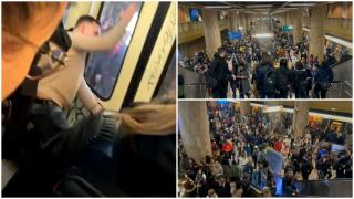 Se caută vinovați după accidentul de metrou din stația Timpuri Noi. Probleme pentru doi directori de la Metrorex