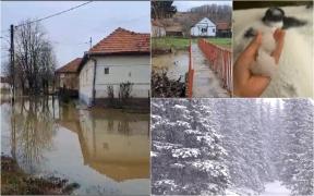 România, lovită de ciclon după ciclon. Fenomene extreme şi ninsori puternice