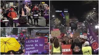 Ziua Femeii, marcată prin proteste masive în întreaga lume. Femeile au militat pentru egalitate şi împotriva violenţei domestice