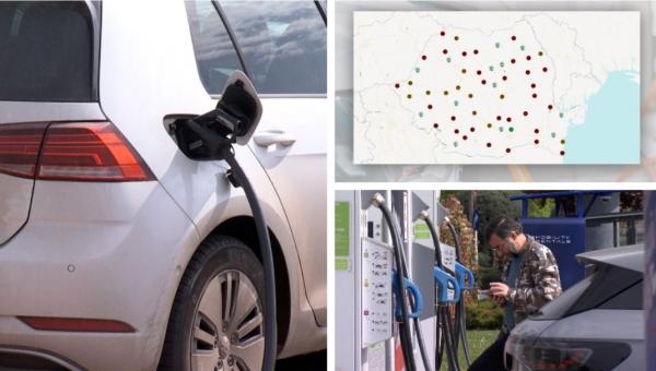 Ministerul Energiei a lansat o hartă cu punctele de încărcare a mașinilor electrice. Aplicaţia oferă momentan doar 1.000 din cele 5.000 de staţii