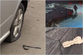 Cine ar putea fi individul care a vandalizat peste 20 de maşini în Arad. Acum 3 ani, un atac similar s-a petrecut în aceeaşi zonă