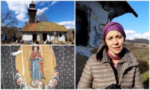 "Casa în care Dumnezeu a coborât zace acum, aşteptându-şi prăbuşirea". Maria s-a întors acasă cu o misiune "sacră": să renoveze biserica-monument din sat