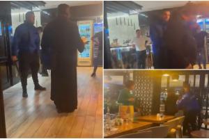 Preot-călugăr, bătut violent de un agent de pază într-un restaurant din Focşani. Reprezentanţii localului spun că este doar o parte din ce s-a întâmplat