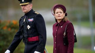 Soţia unui român i-a luat locul lui Kate Middleton la parada militară de Ziua Sfântului Patrick