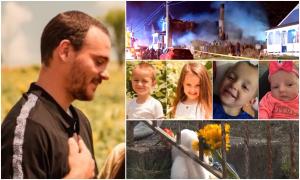 Patru copii și tatăl lor au murit după ce casa le-a luat foc noaptea târziu, într-un oraş din Pennsylvania. Cel mai mic dintre copilași avea doar o lună de viață