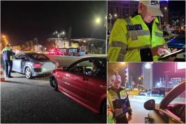 Razii în Bucureşti şi Ilfov. Poliţiştii au amendat aproape 40 de şoferi care aveau defecţiuni la maşină sau modificări ilegale