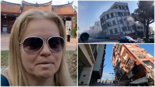 Cutremur în Taiwan. Mărturia jurnalistei Dana Mladin, surprinsă de seism la etajul 15 al unui zgârie-nori: "Dansam cu camera de hotel"