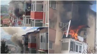 Şir de explozii într-un bloc din Argeş: Un bărbat a murit ars de viu. Tragedia a pornit de la zeci de spray-uri cu gaz pe care un locatar le depozita în apartament