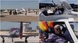 Intrarea în spaţiul Schengen aerian, sărbătorită cu fast la malul mării: 30 de avioane uşoare au zburat spre Bulgaria