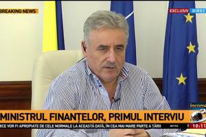 Anunţul ministrului Finanţelor Publice care-i linişteşte pe români: "Excludem total asta!"