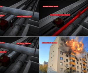 ANIMAŢIE. Ancheta exploziei din Rahova confirmă ipoteza prezentată de Observator