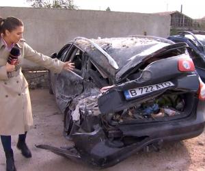 Cum arată maşinile care au fost în apropierea exploziei de la blocul din Rahova