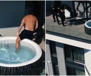 Filmul capturării traficantului din Bistriţa. Gestul făcut de bărbat când a observat drona mascaţilor