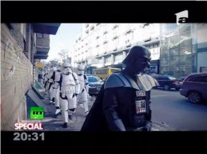 Darth Vader a incercat sa patrunda in sediul Ministerului Justitiei din Ucraina!