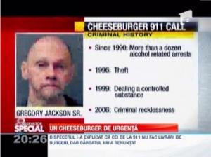 Un american a fost arestat dupa ce a sunat de cinci ori la 911, ca sa ceara un cheeseburger