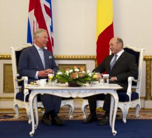 Prinţul Charles a fost primit la Cotroceni de preşedintele Traian Băsescu