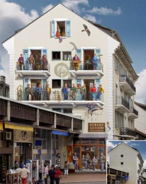 Imagini INCREDIBILE! Transformă clădirile vechi în OPERE DE ARTĂ