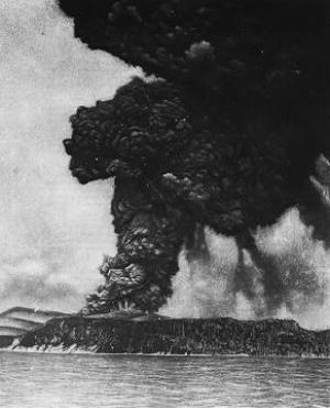 27.08.1883: Erupţia vulcanului Krakatau, 36.000 de morţi, climă modificată!