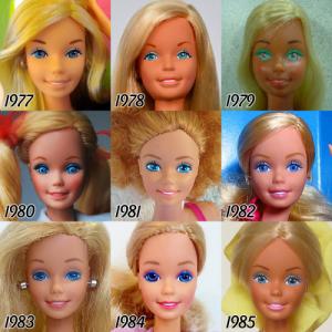 FOTO! Cum arăta păpușa Barbie în 1959?! EVOLUȚIA ei, de-a lungul timpului!