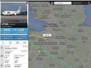 UPDATE! Avion ONU cere să aterizeze de urgenţă la Sankt Petersburg! Unul dintre motoare s-a oprit