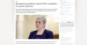 Ce spune presa internaţională despre decizia Preşedintelui Iohannis de a o refuza pe Sevil Shhaideh ca Premier