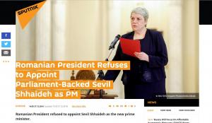 Ce spune presa internaţională despre decizia Preşedintelui Iohannis de a o refuza pe Sevil Shhaideh ca Premier