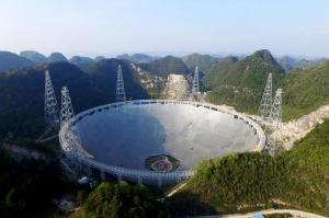 Un “monstru” astronomic creşte în China: FAST, cel mai mare radiotelescop din lume (GALERIE FOTO)