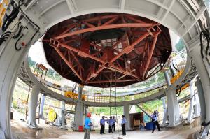Un “monstru” astronomic creşte în China: FAST, cel mai mare radiotelescop din lume (GALERIE FOTO)