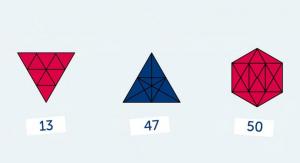 Testul care-ţi poate înşela ochii: câte triunghiuri compun aceste figuri geometrice?