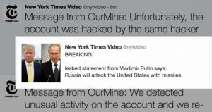 New York Times Video, pe Twitter: "BREAKING: Rusia urmează sa atace SUA cu rachete"