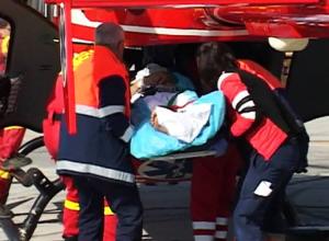 Tânărul SFÂRTECAT de un ARAC care i-a intrat printre picioare şi i-a ieşit prin piept a fost transferat cu elicopterul SMURD