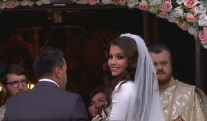 Imagini spectaculoase de la nunta lui Adrian Mutu. Mireasa a strălucit într-o rochie de 15 mii de Euro