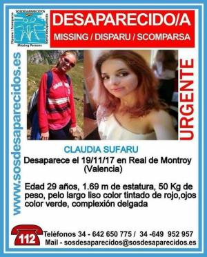 Tânără de 29 de ani, din Botoşani, dispărută fără urmă în Spania. Apel disperat pentru găsirea frumoasei Claudia