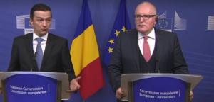 Premierul Grindeanu, în conferinţa de la Bruxelles: "Mă gândesc să numesc la Ministerul Justiţiei o persoană apolitică" (VIDEO)
