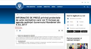 Guvernul Grindeanu dă un comunicat de presă DIN VIITOR!