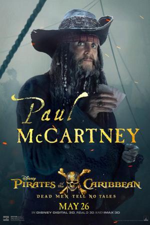 Cântăreţul Sir Paul McCartney, DE NERECUNOSCUT în filmul ”Piraţii din Caraibe: Răzbunarea lui Salazar" (FOTO)