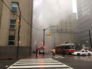 EXPLOZII în Toronto. Circulaţia într-o parte a oraşului a  fost închisă VIDEO şi FOTO