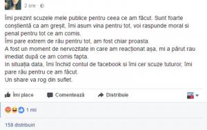 PRIMUL MESAJ al uneia dintre BĂTĂUŞELE de la Ploieşti, care a lovit cu pumnii şi picioarele o fată de 14 ani: "Îmi închid contul de Facebook. Am fost chiar proastă"