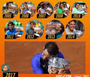 Rafael Nadal a câştigat pentru a ZECEA oară turneul de la Roland Garros