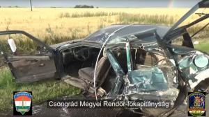 O mașină din România s-a făcut praf într-un GRAV ACCIDENT în Ungaria. Cel puțin 8 victime