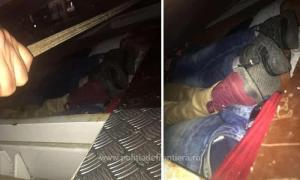 Mai mulţi irakieni au încercat să treacă Vama Nădlac, ascunşi în podeaua unei platforme auto (FOTO)