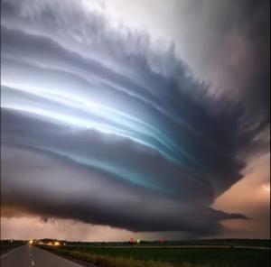 Imagini FASCINANTE surprinse în timpul unei furtuni! Un adevărat SPECTACOL AL NATURII, aşa cum doar la câteva MII DE ANI poate fi văzut!