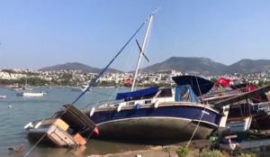 IMAGINILE DEZASTRULUI, după cutremurul devastator care a declanşat un TSUNAMI în Grecia şi Turcia! VIDEO DRAMATIC