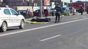ACCIDENT CUMPLIT la Cornetu, pe şoseaua Alexandriei! Două persoane AU MURIT, după ce o dubă a intrat pe contrasens şi a SPULBERAT o motocicletă