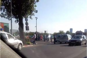Accident CRUNT în Pipera! Un motociclist a murit, după un impact cu o maşină